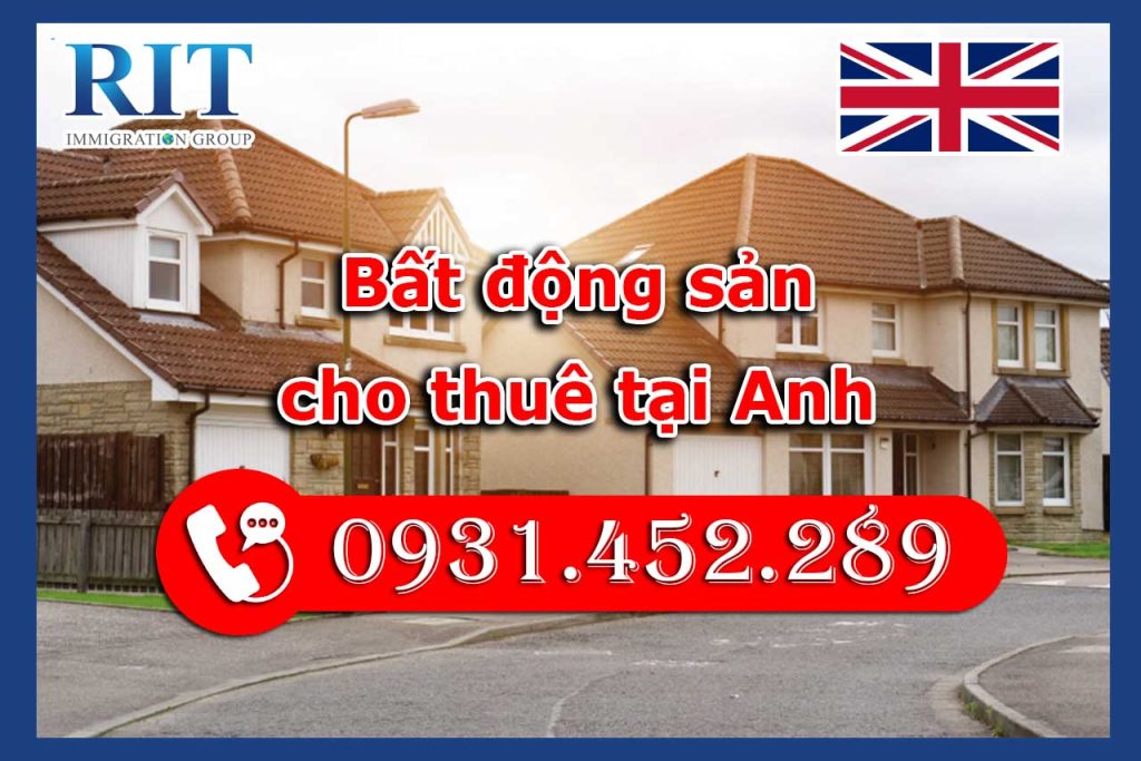 Bất động sản cho thuê tại Anh