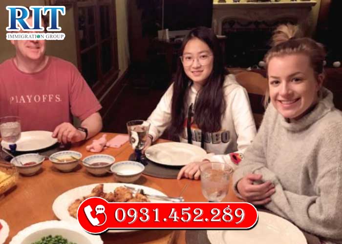 Nhà ở cho du học sinh Mỹ - Ở cùng gia đình bản xứ