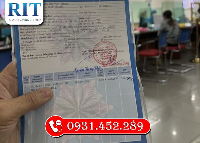 Chuẩn Bị Hồ Sơ Sổ Tiết Kiệm Chứng Minh Tài Chính