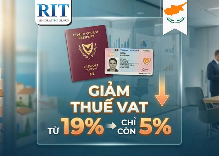 Tận dụng chính sách giảm thuế VAT 5% để định cư Síp 2026