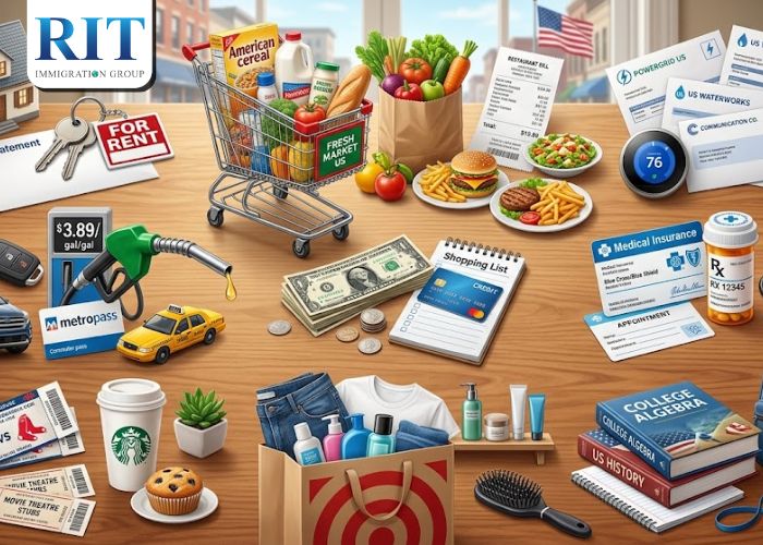 Chi phí sinh hoạt tại Mỹ gồm những gì