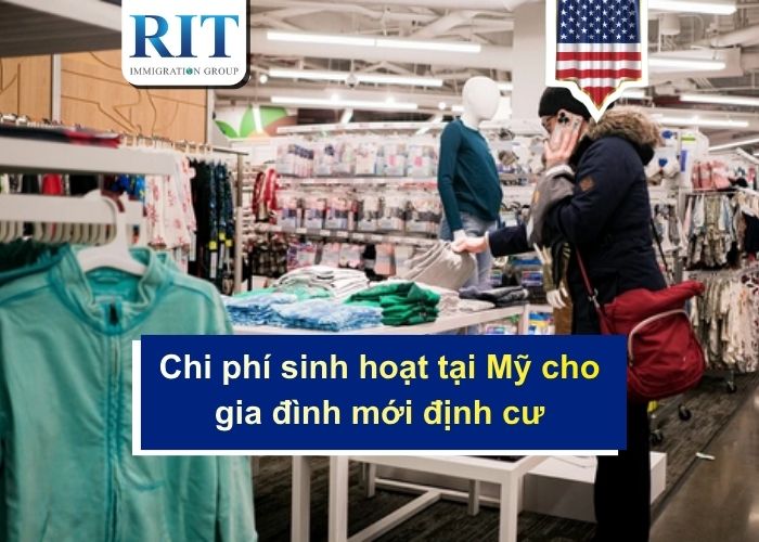 Chi phí sinh hoạt tại Mỹ cho gia đình mới định cư