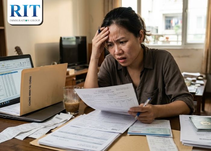 Quy trình xử lý hồ sơ chứng minh tài chính phức tạp